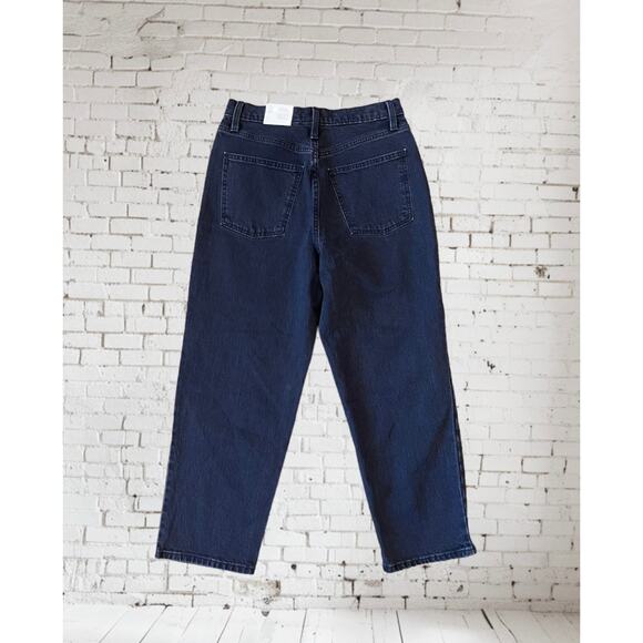 New Universal Thread Vintage Straight Jeans Women's 8/29R Black Distressed - Picture 2 of 8